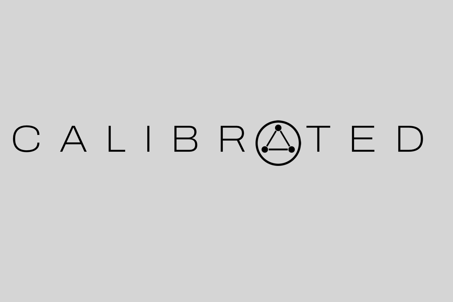 Calibrated brand mark and wordmark