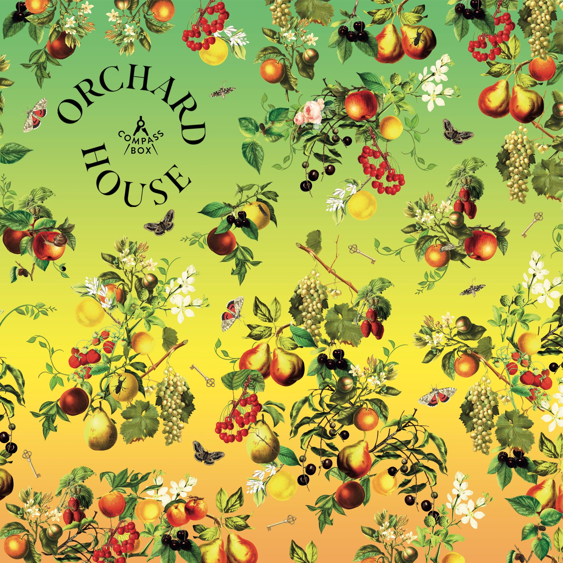 Compass Box Orchard House campaign artwork