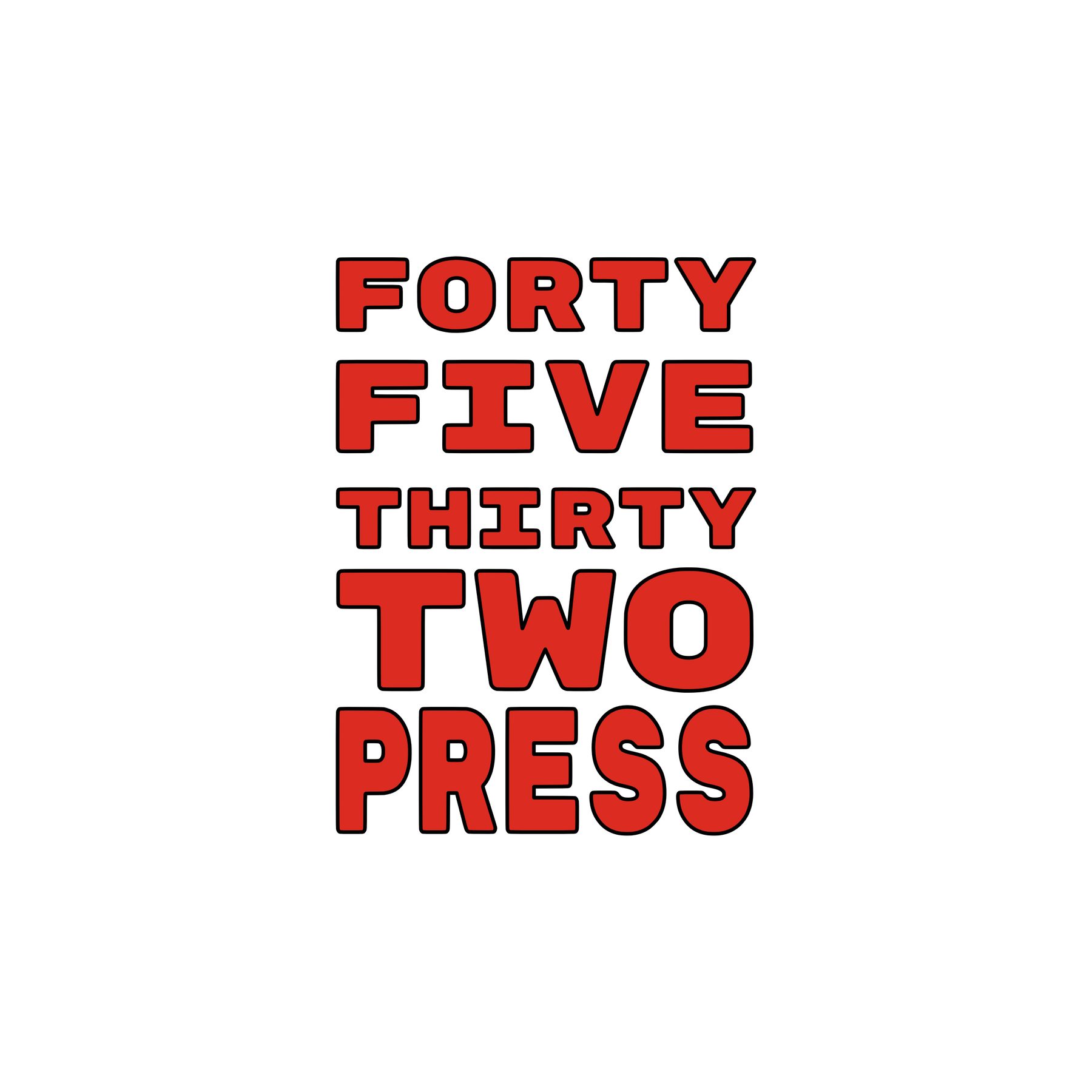 FortyFive ThirtyTwo Press logo