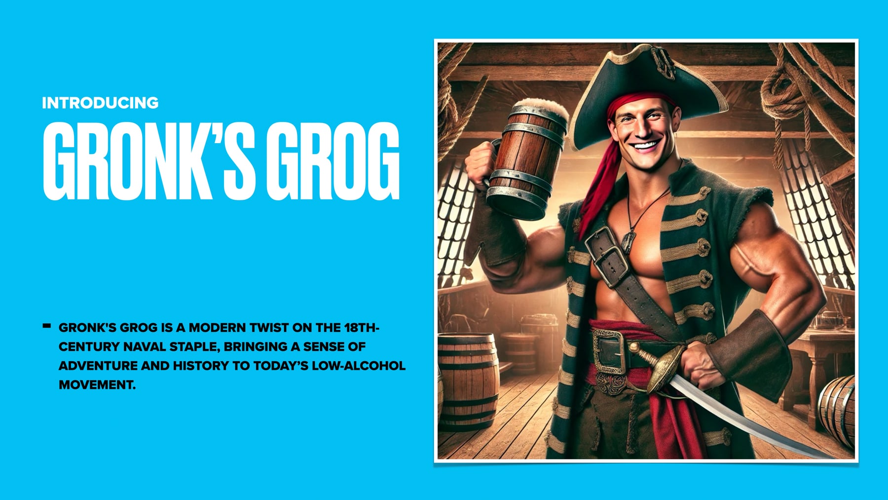 Gronk's Grog brand introduction